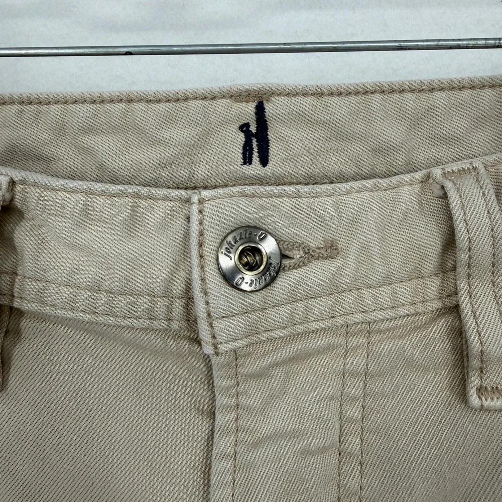Johnnie-O Hugo Pants Mens 33x27 Light‎ Khaki JMPA1470 Promodal Cotton Stretch